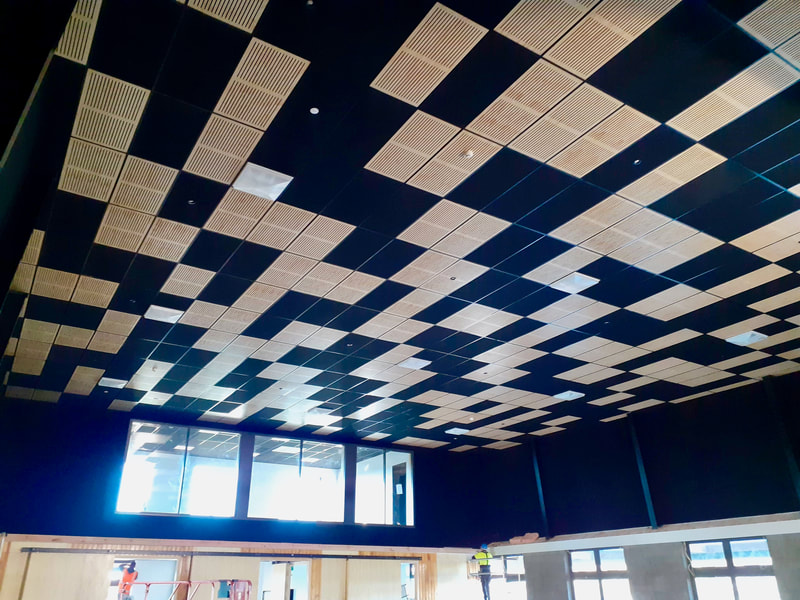 Nelson Bays Ceilings work completed, suspended ceiling installation.  Nelson, NZ